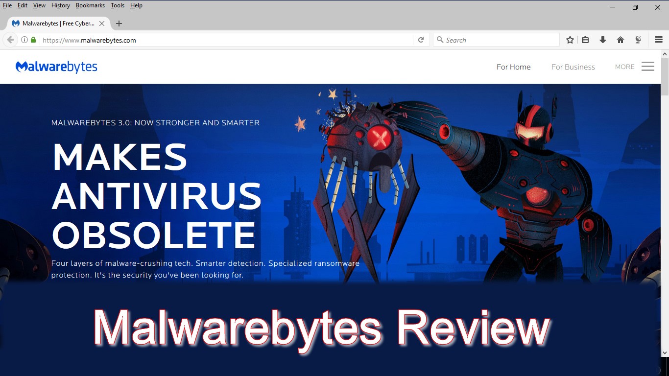 is malwarebytes free version allowed for business